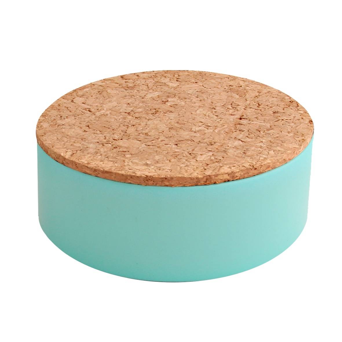 rond blikje kurk waterblue