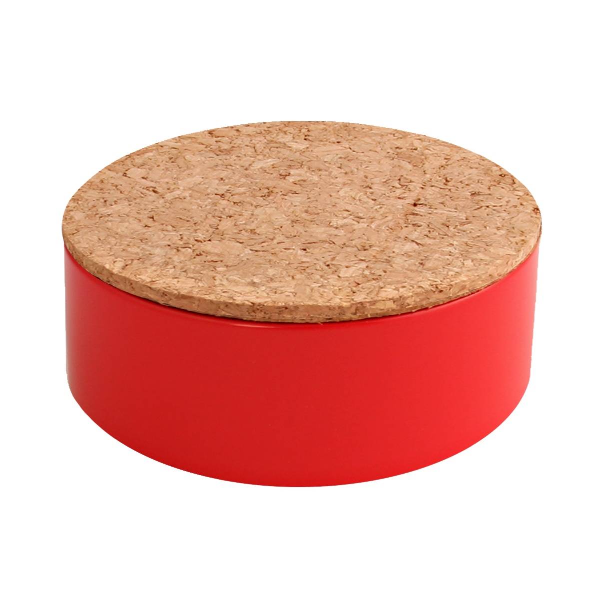 rond blikje kurk red